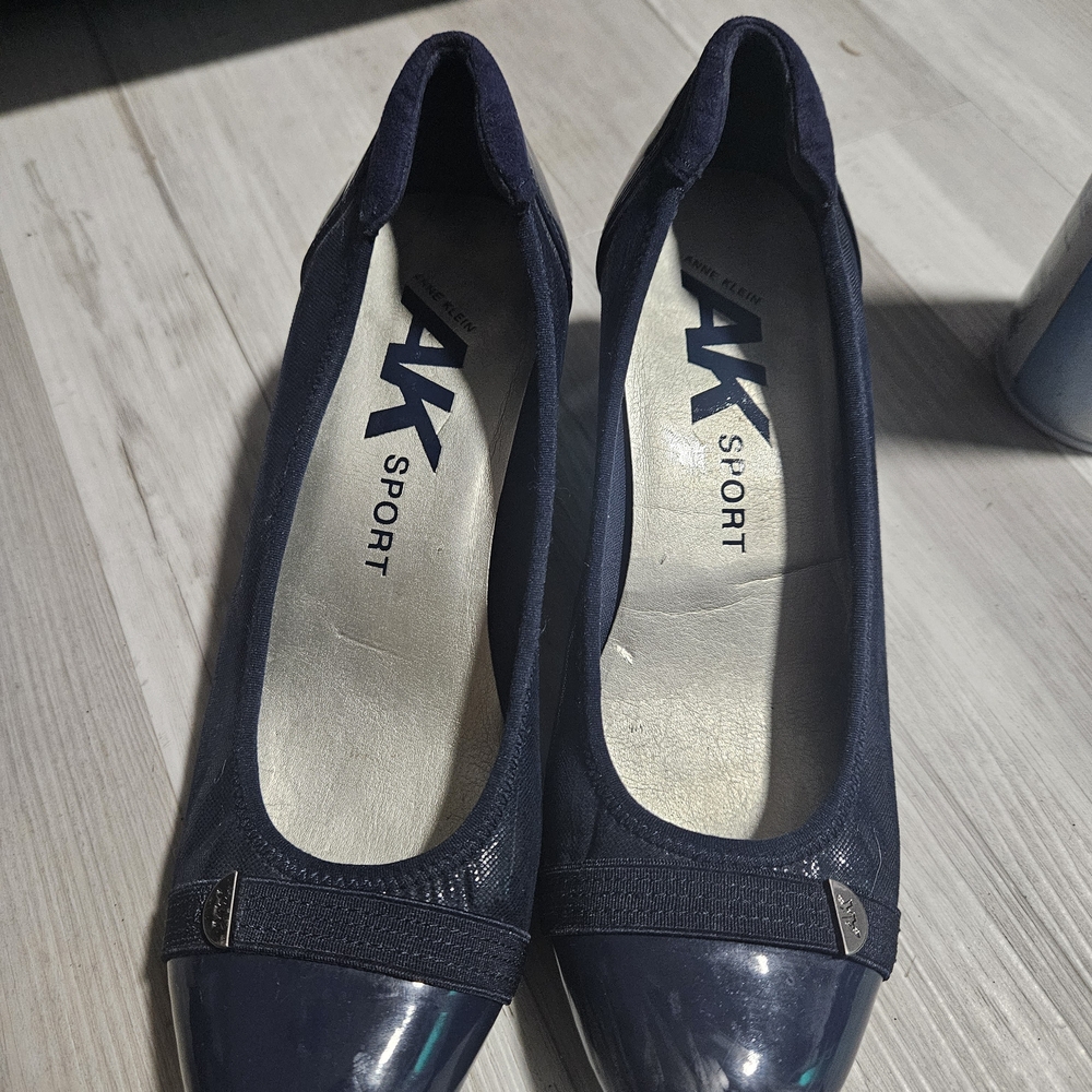 Anne Klein Navy Heels